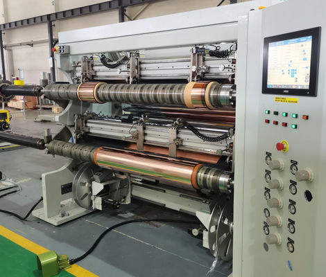 Min. Espessura do substrato 3μm Máquina de reviravoltar PET+Cu, OPP+Cu, PET+Al