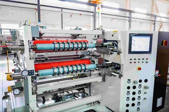 Máquina de reviravoltar Substrato PET+Cu Máquina de corte de comprimento OPP+Cu