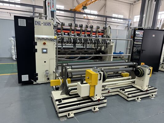 Máquina de reviravoltar de corte para separador de baterias de lítio, de corte com servodrive CNC e suportador de faca de controlo elétrico